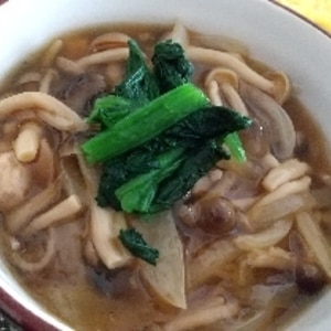 体が温まる！生姜あんかけ蕎麦